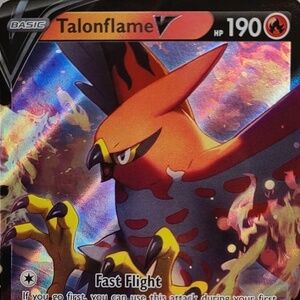 Talonflame V 029/185 Vivid Voltage Pokemon TCG Ultra Rare Card NM - Mint